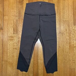 Lululemon Wunder Under Crop High-Rise *Roll Down Scallop Luxtreme